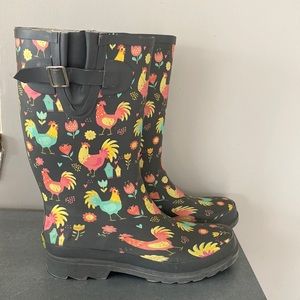 Womens Western chief rubber boot